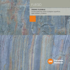 Fuego Revestimiento de Piedra Flexible