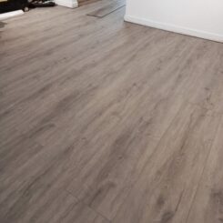 Vintage Oak Piso Vinílico de SPC con Manta Acústica Incorporada Tabla ancha