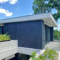 Wall Panels WPC Coextrusión Gris Plomo - Resistente al Agua y el Sol